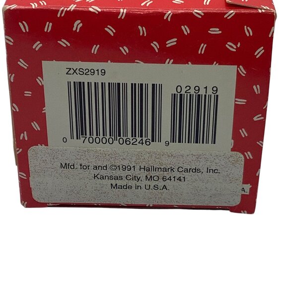 Vtg Shoebox Greetings Glass Ornament 1991 Hallmark Humor Holiday Light Hot Flash - Picture 5 of 6